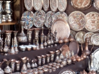 Mostar souvenir stall. Photo by Barbara Howe