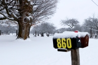 Winter mailbox. Photo by Barbara Howe